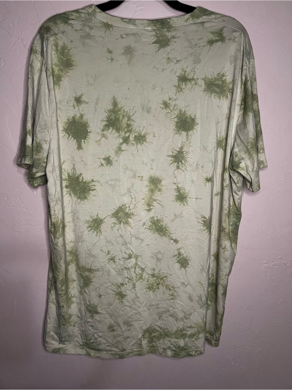 Lululemon The Fundamental T Wash Tide Shibori Arctic Mint Green Dye T-Shirt - Picture 5 of 10